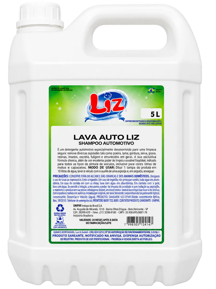 Shampoo para Auto Liz