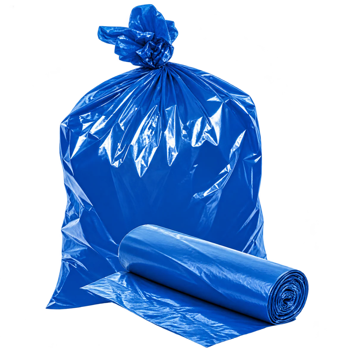 Sacos de Lixo Azul de diferentes tamanhos