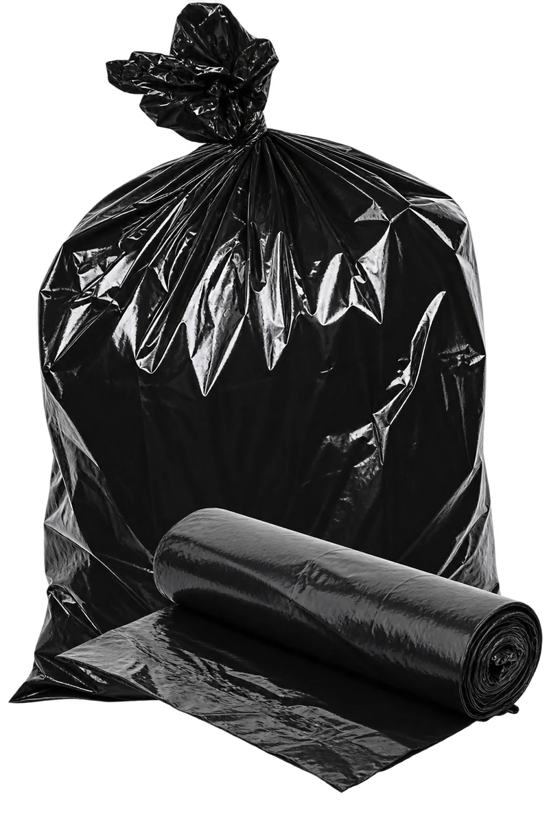 Sacos de Lixo Preto de diferentes tamanhos
