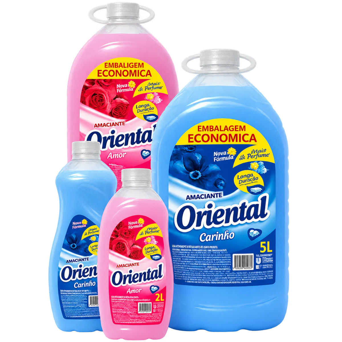 Amaciante de Roupa Oriental 2 LTS e 5 LTS