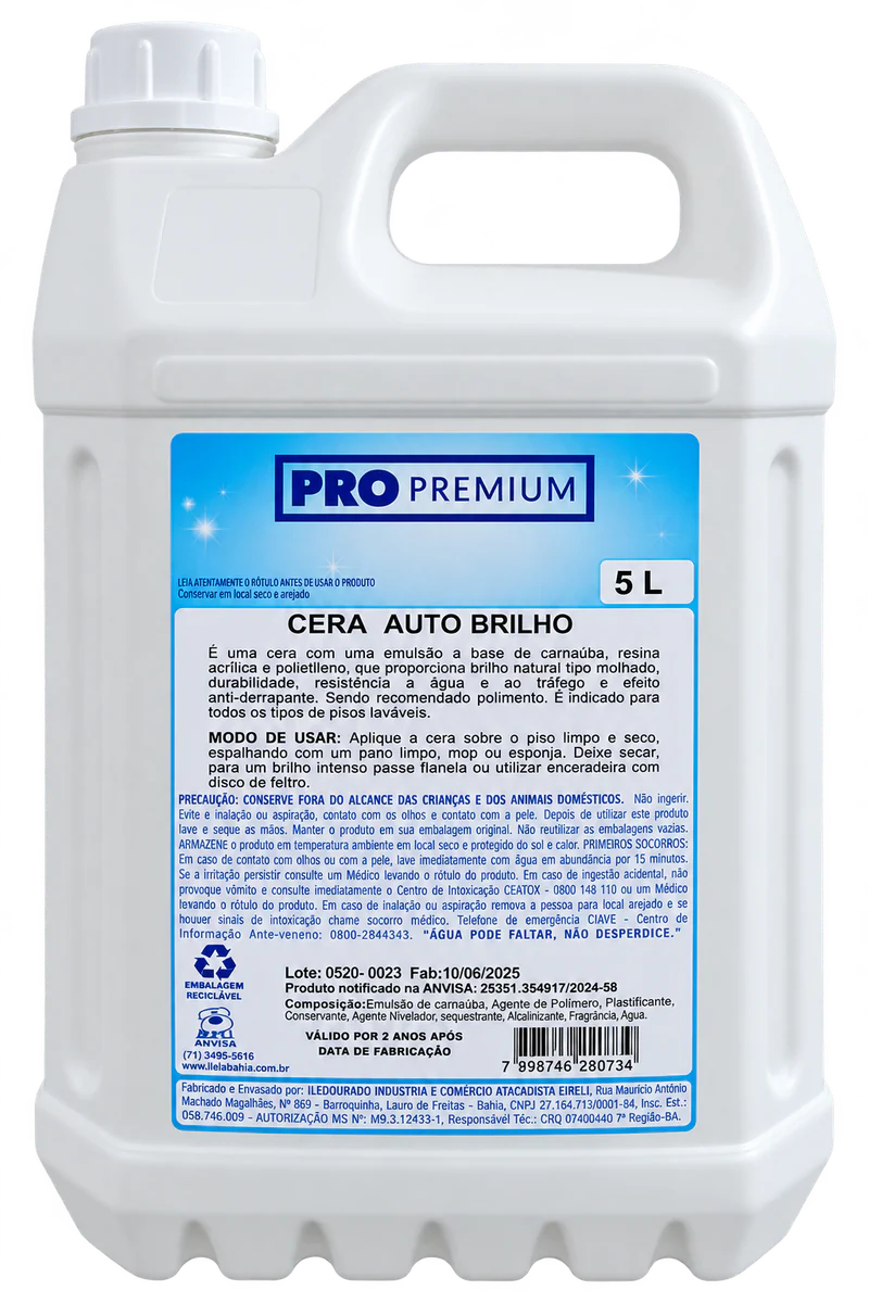 Cera Auto Brilho 5 LTS Liz