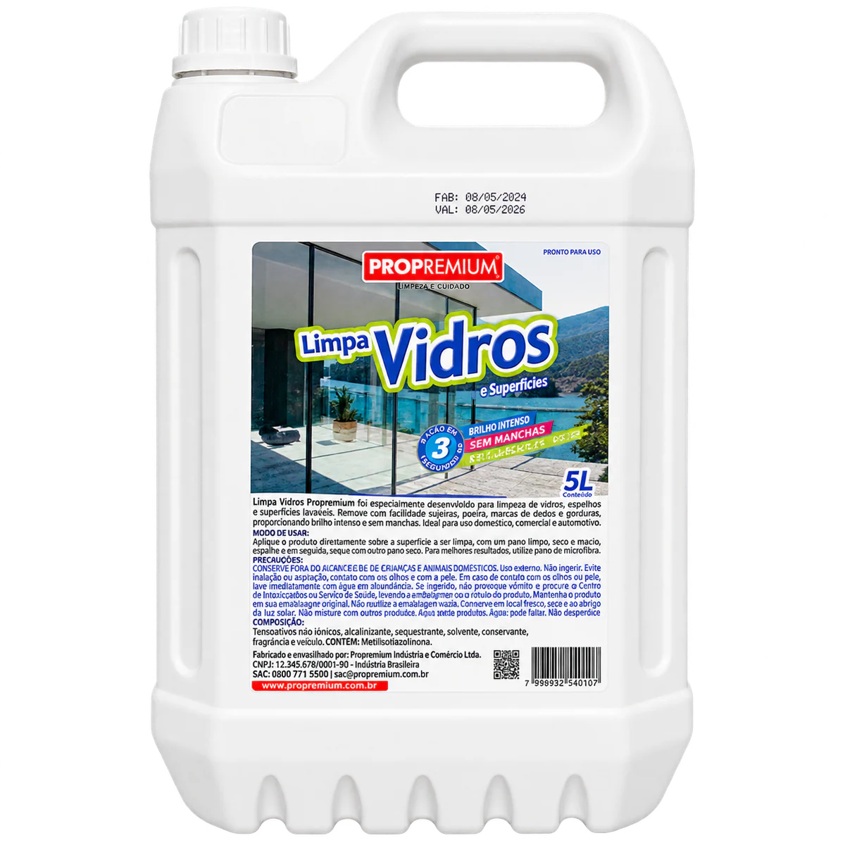 Limpa Vidro Liz 5 LTS