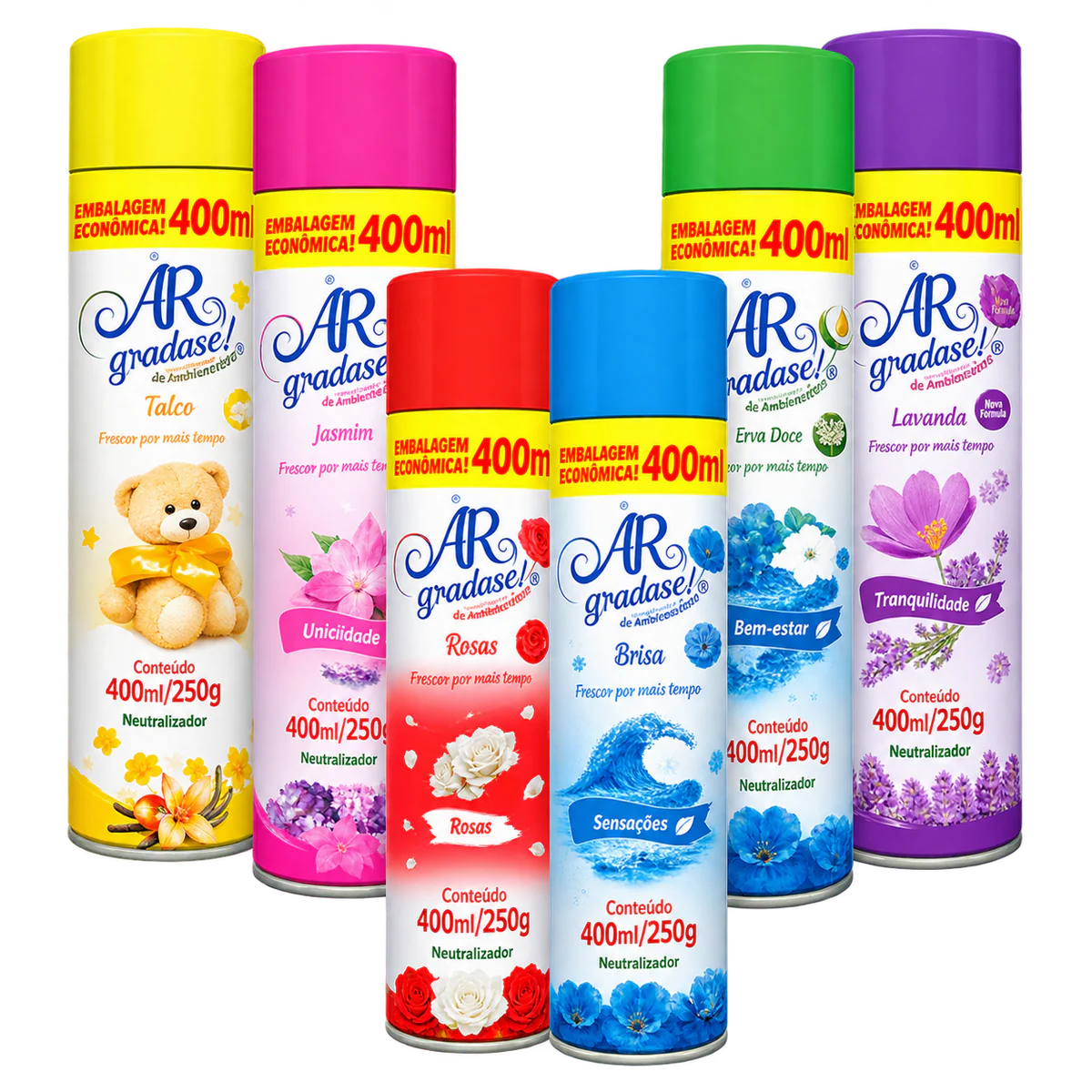Odorizador Ar Gradável 400 ML