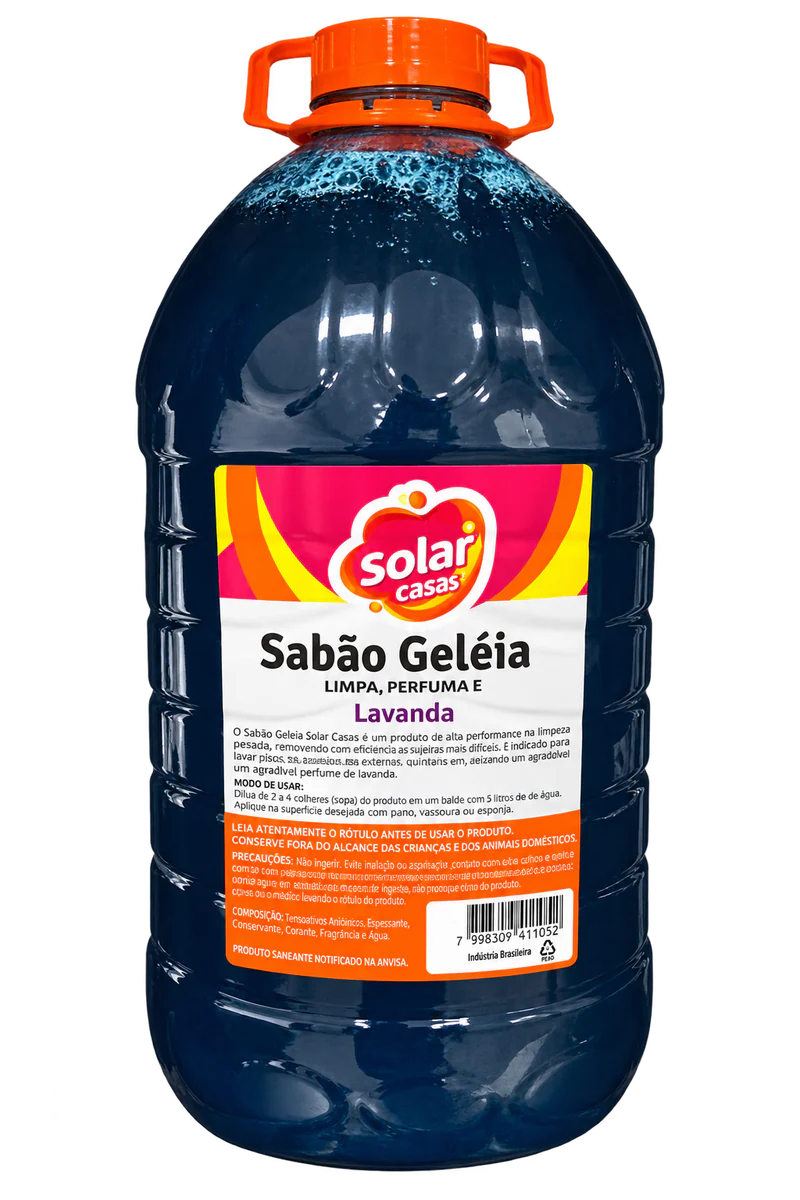 Sabão Geleia Solar 5 LTS e 1 LTS