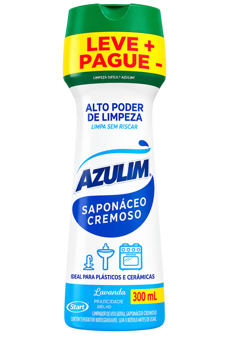Saponáceo Cremoso Azulim 300 ML