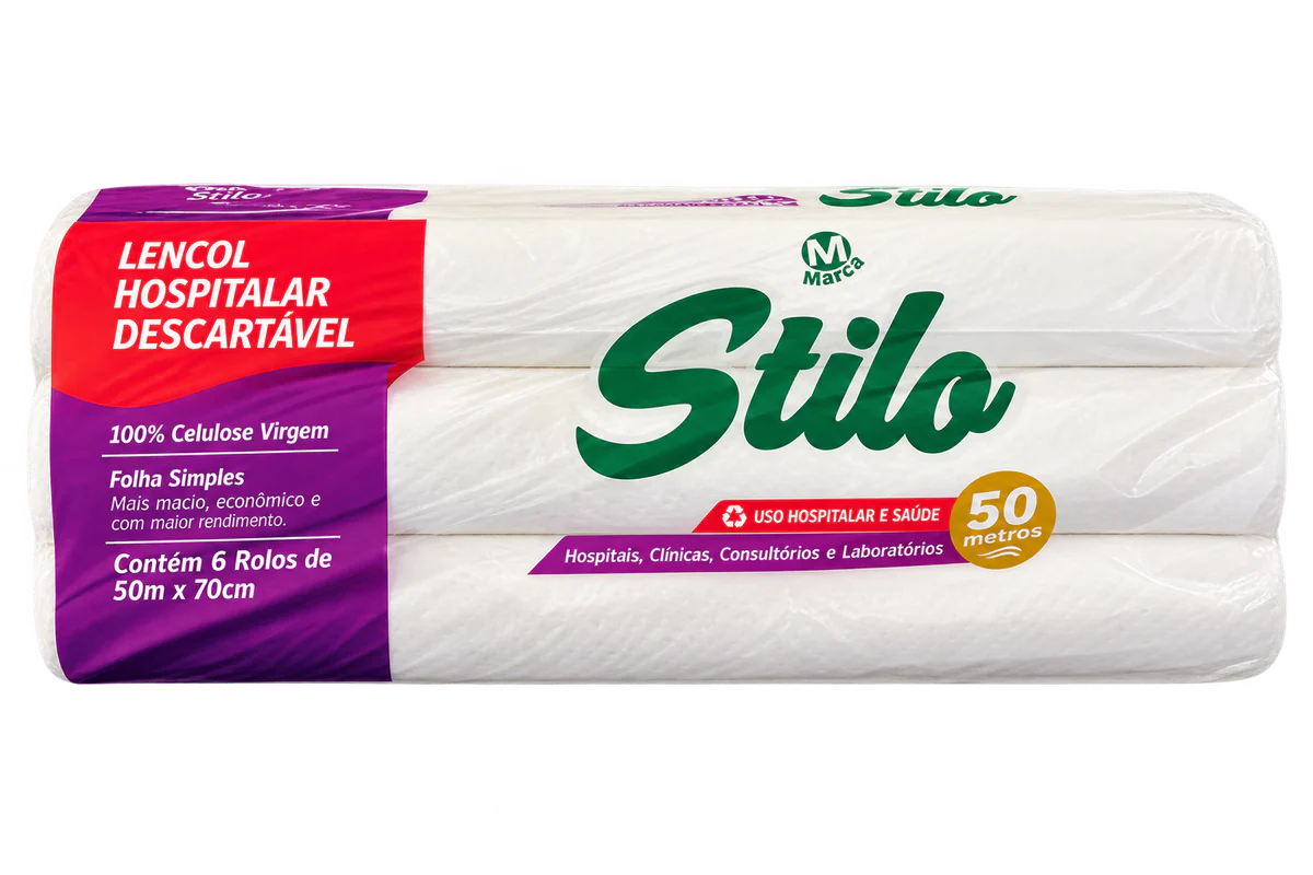 Lençol de Papel 100% Celulose Stilo
