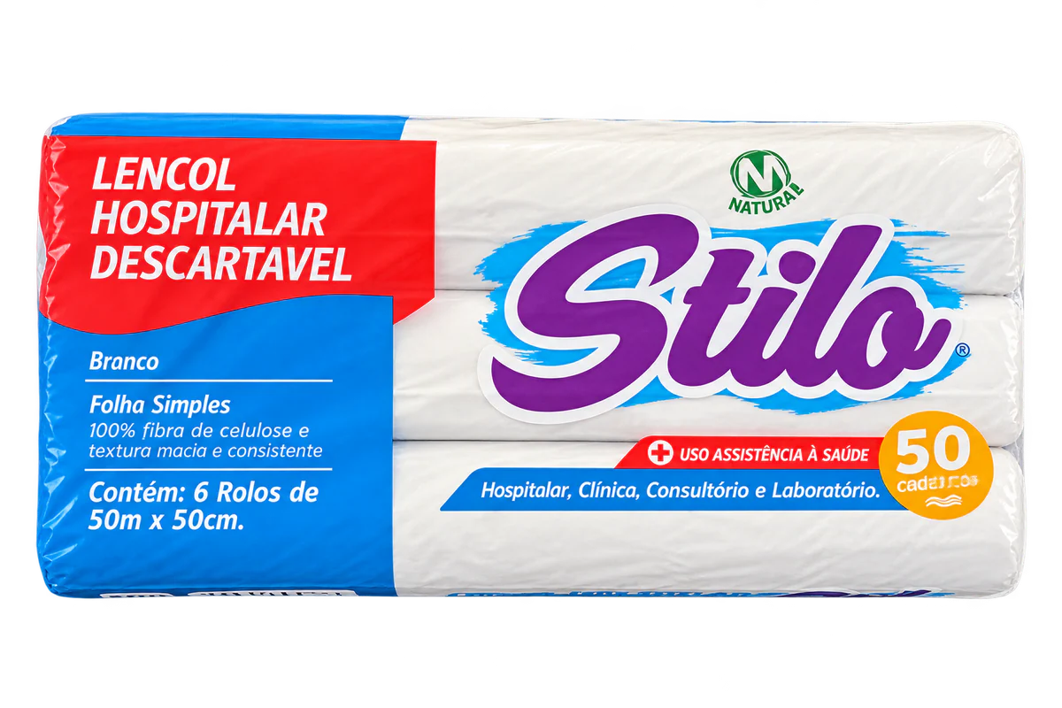 Lençol de Papel Neutro Stilo