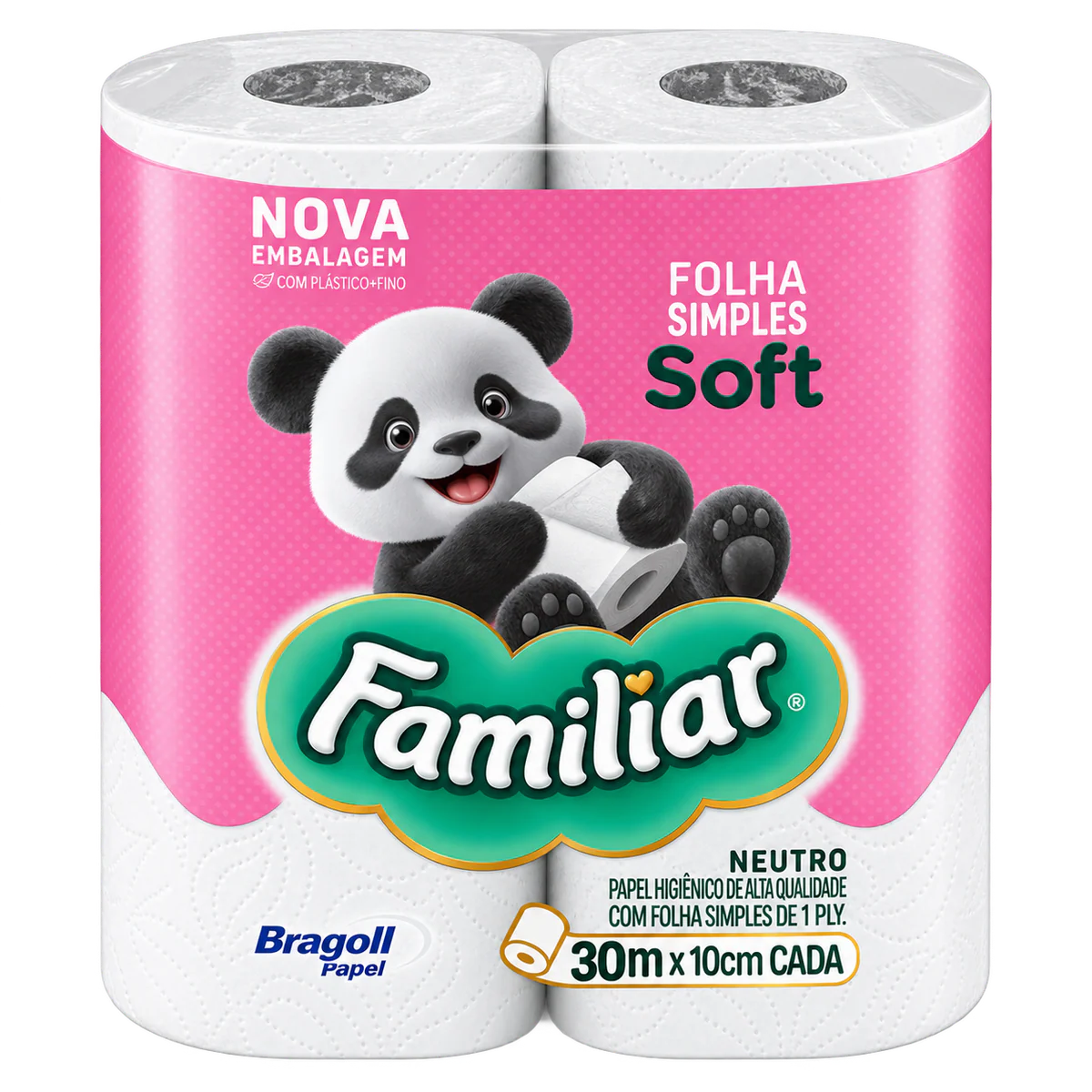 Papel Higiênico Familiar Soft 30 MTS C04