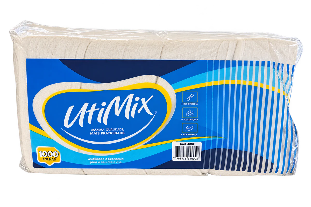 Papel Toalha Utimix Mil Utilidades - 1000 Aplicações PCT
